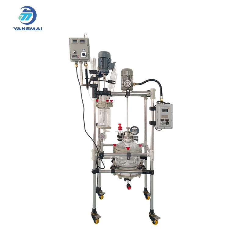 Custom Glass Solid Phase Reactor