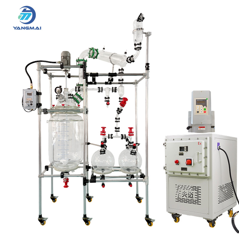 Glass Reactor with Heater Chiller