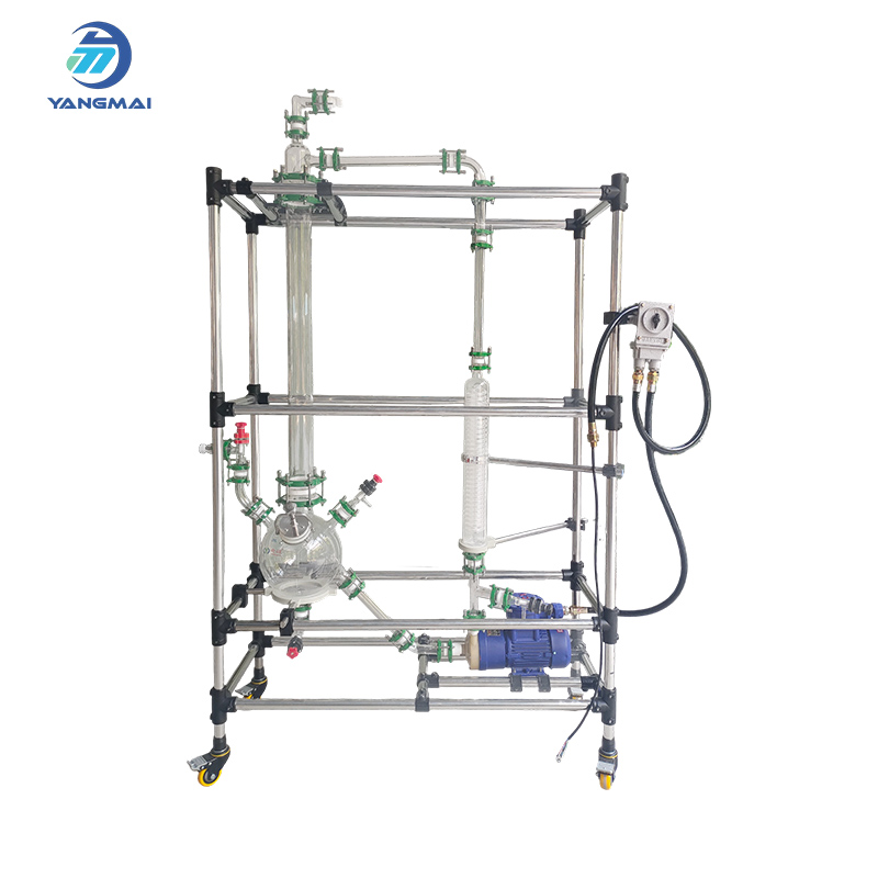 Système de lavage de gaz en verre de 10 L pour le traitement des gaz résiduaires de laboratoire et l'absorption chimique