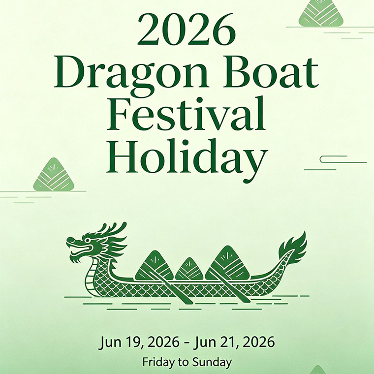 Avis de vacances pour la Fête des Bateaux-Dragons
