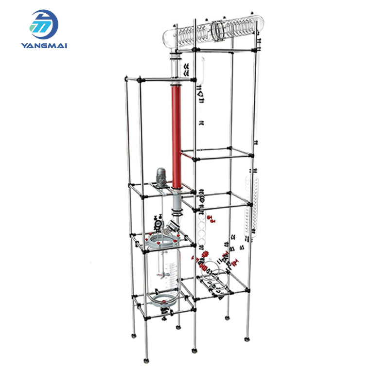 Colonne de distillation en verre pour la séparation et la purification des intermédiaires pharmaceutiques