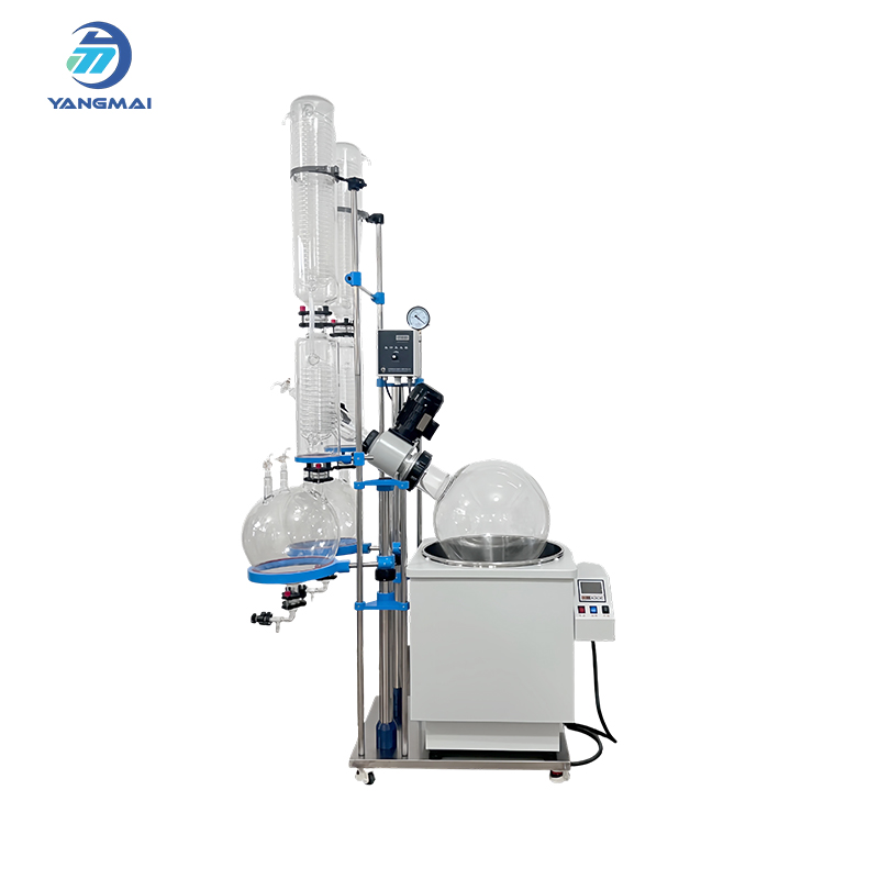 Évaporateur rotatif de 50 L avec double condenseur pour la récupération de solvants et la concentration en laboratoire